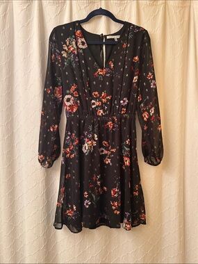 Black bohemian style dress